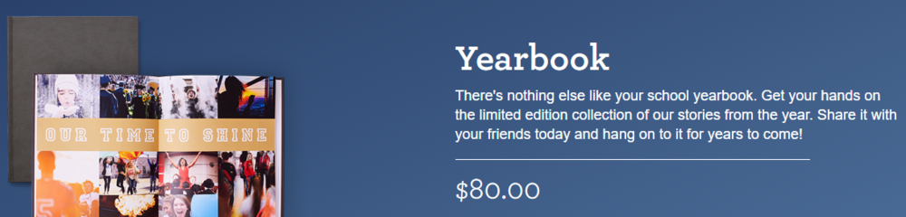 Yearbook On Sale today