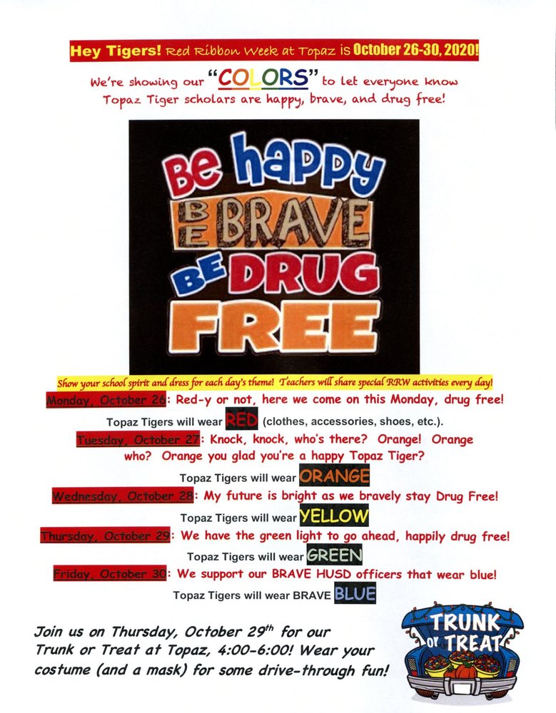 It's Red Ribbon Week!