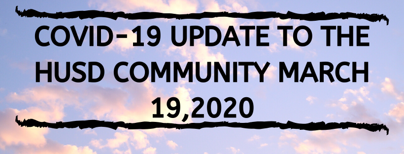 School Closures Announcement Banner