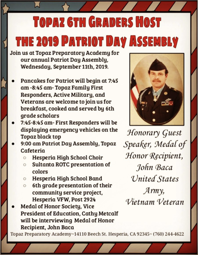 Patriot Day Assembly 9/11