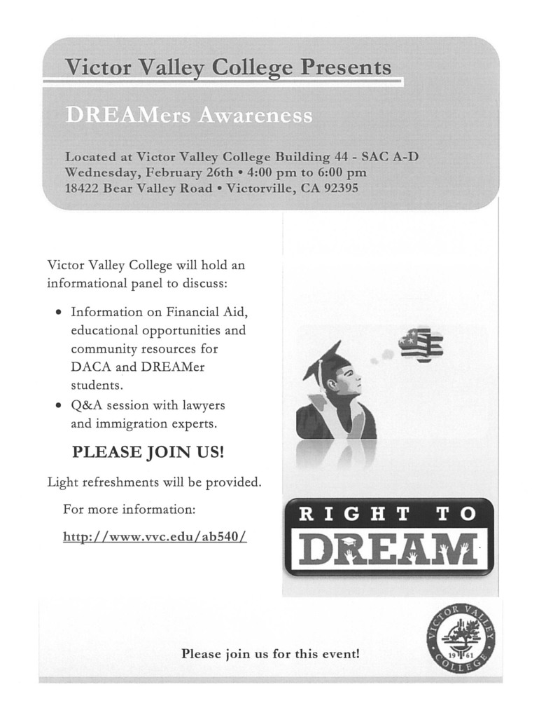 Dreamer Flyer from VVC
