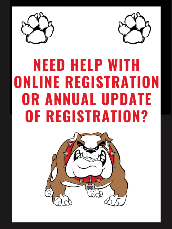 Online Registration and Annual Update Information Help