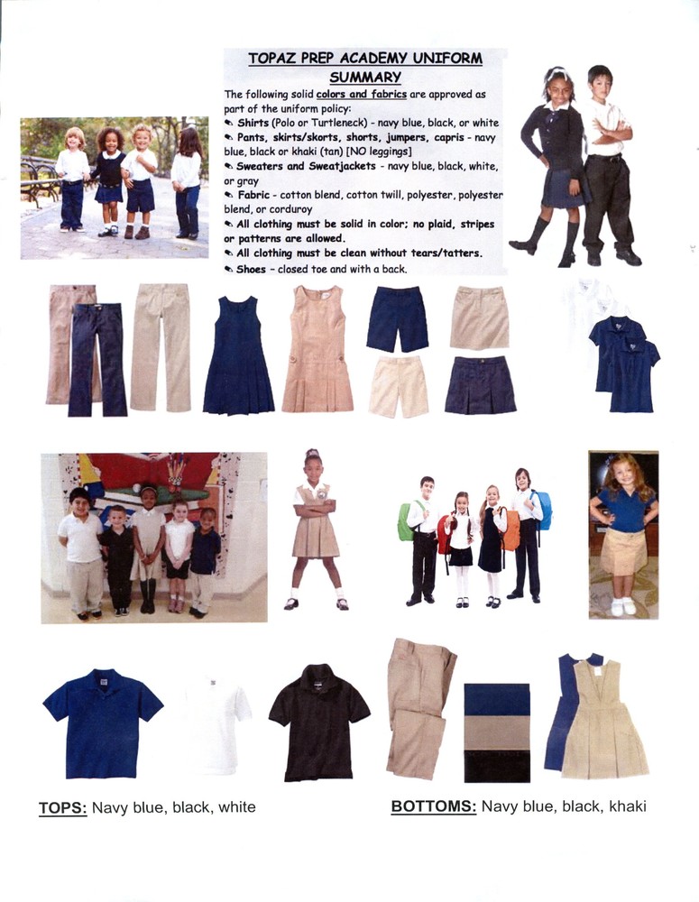 Uniform Examples for Topaz