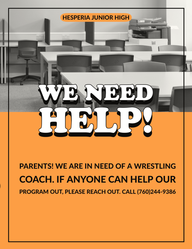 Wrestling Coach Needed
