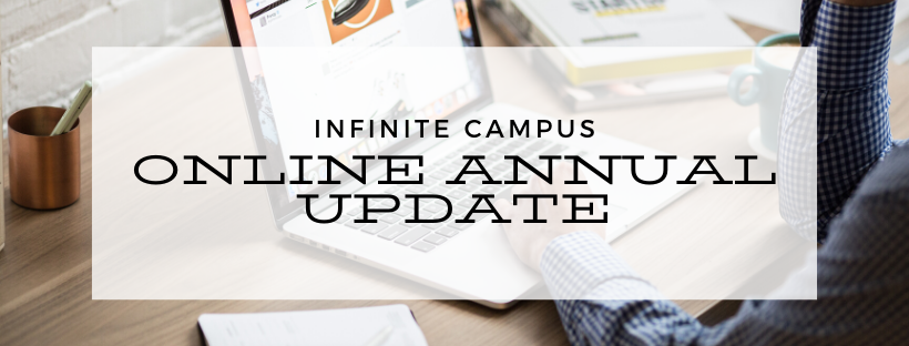 Infinite Campus Online Annual Update Banner
