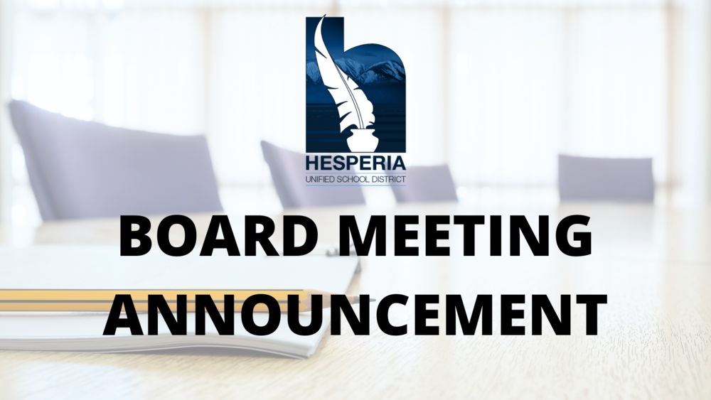 Board announcement banner