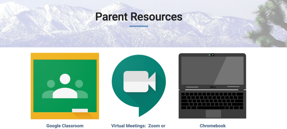 Parent Resources for Distance Learning