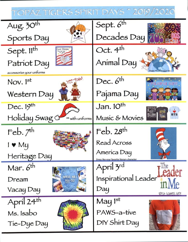 Spirit Days
