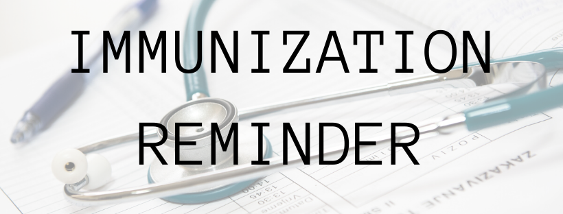Immunization Reminder Banner