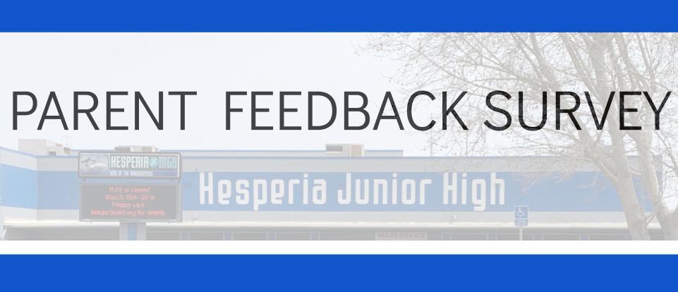 Parent Feedback Survey