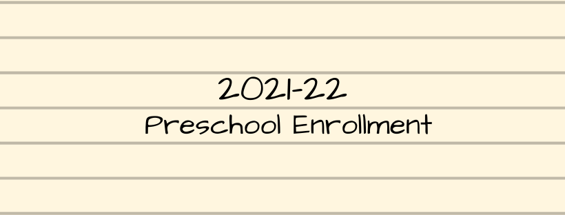 Preschool Enrollment Banner