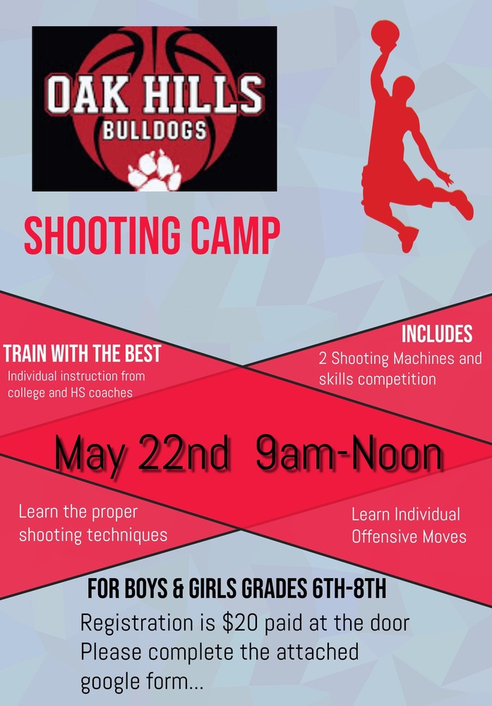 OHHS Basketball Shooting Clinic Flier