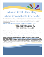 Mission Crest Distance Learning Plan