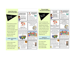 Parent Center Calendar