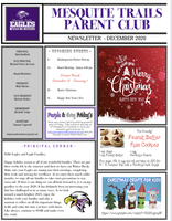 December Newsletter from Parent Club