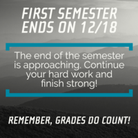 End of Semester