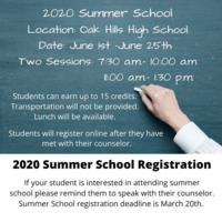 2020 Summer School