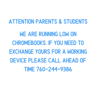 Running low on Chromebooks