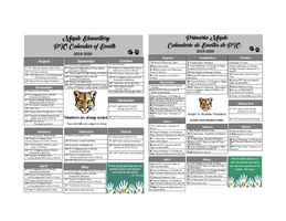 PTC Calendar