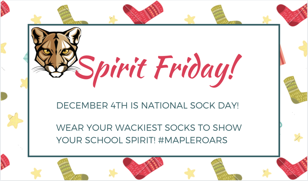 Crazy sock day - spirit Friday