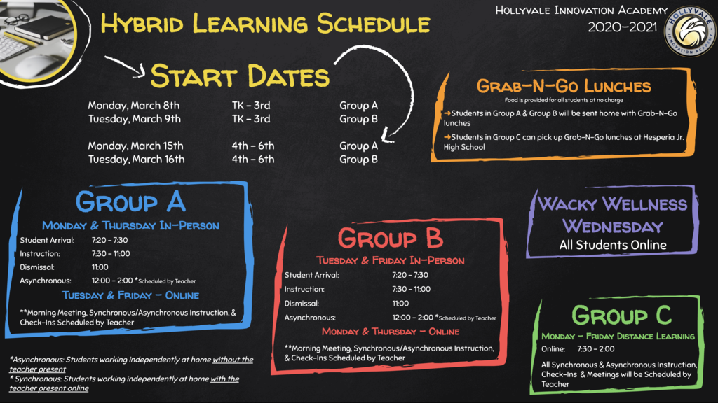 Schedules