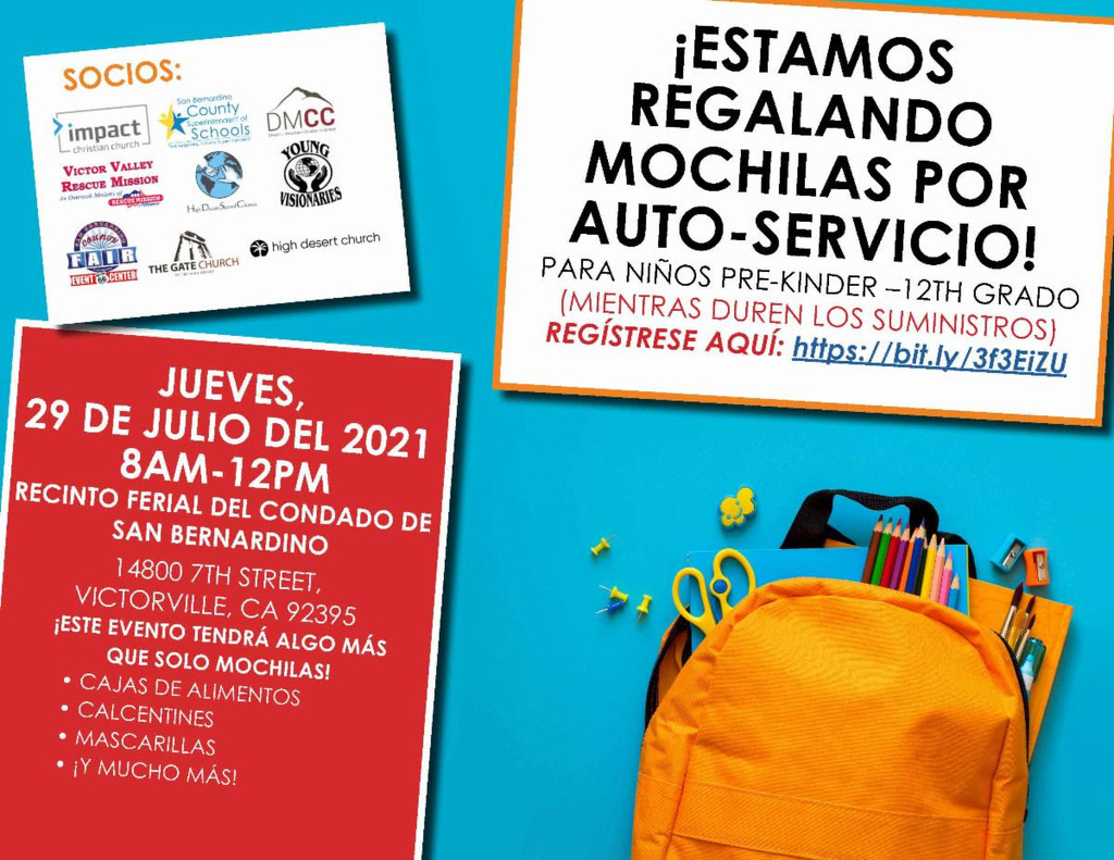 Drive-Through Backpack Giveaway