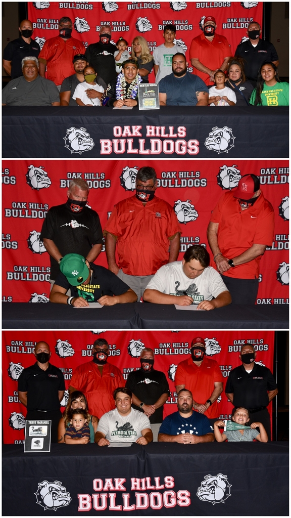 Congrats Rickylee and Trent! We wish you the best as you continue your football careers! It's always a great day to be a Bulldog!