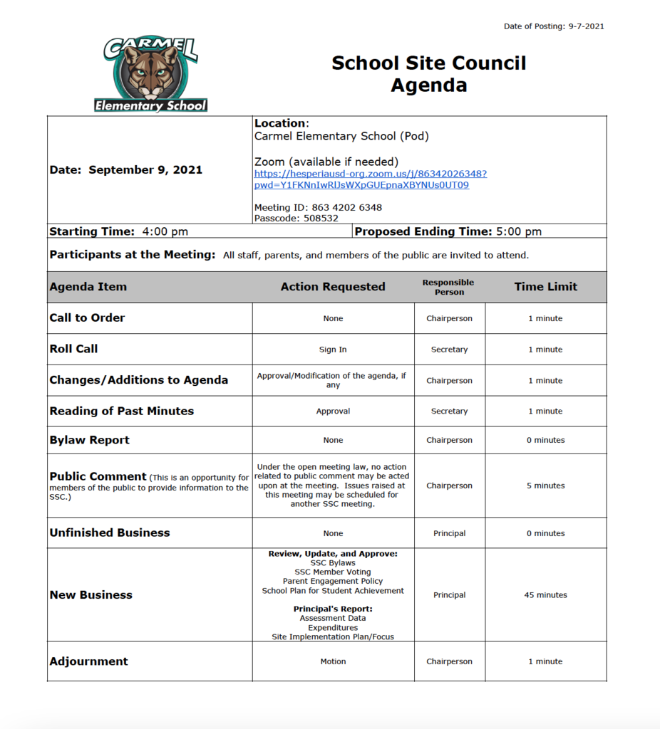 SchoolSiteCouncil