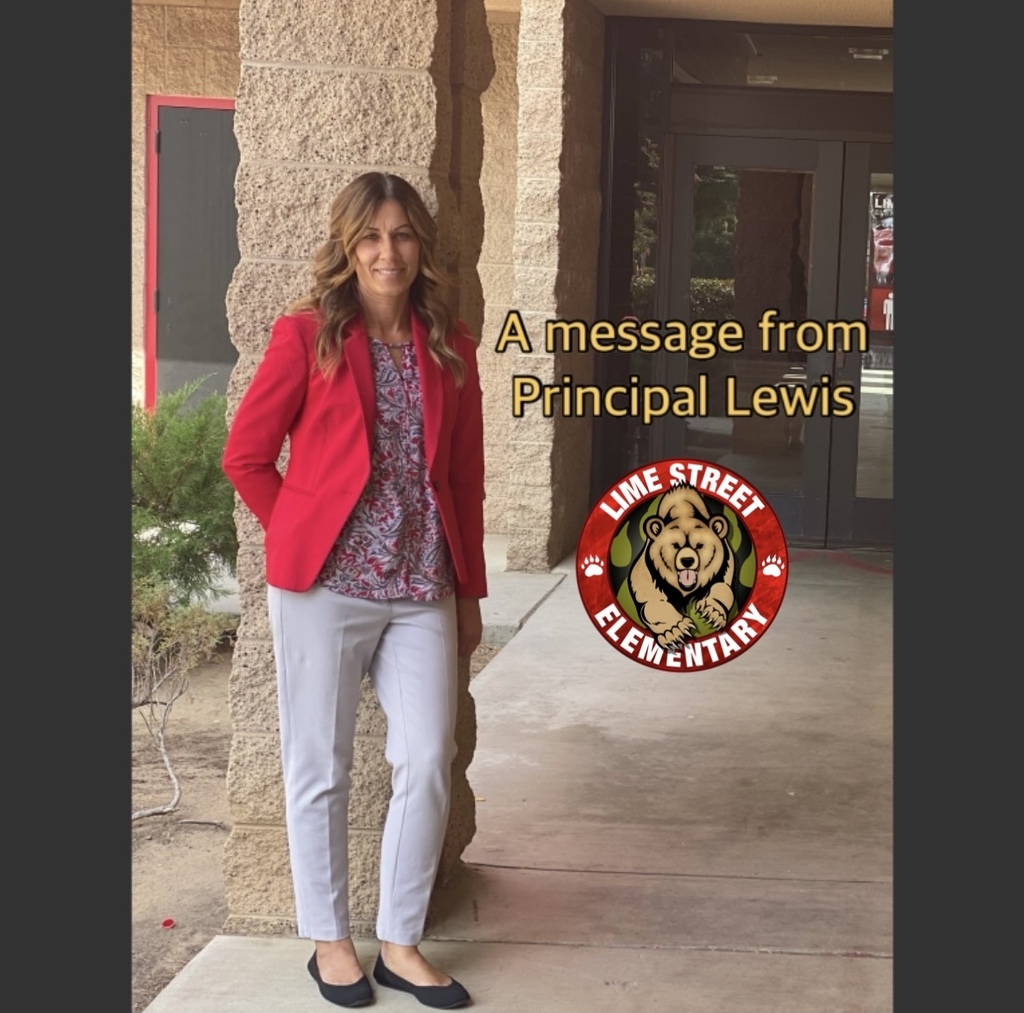 A message from Ms. Lewis