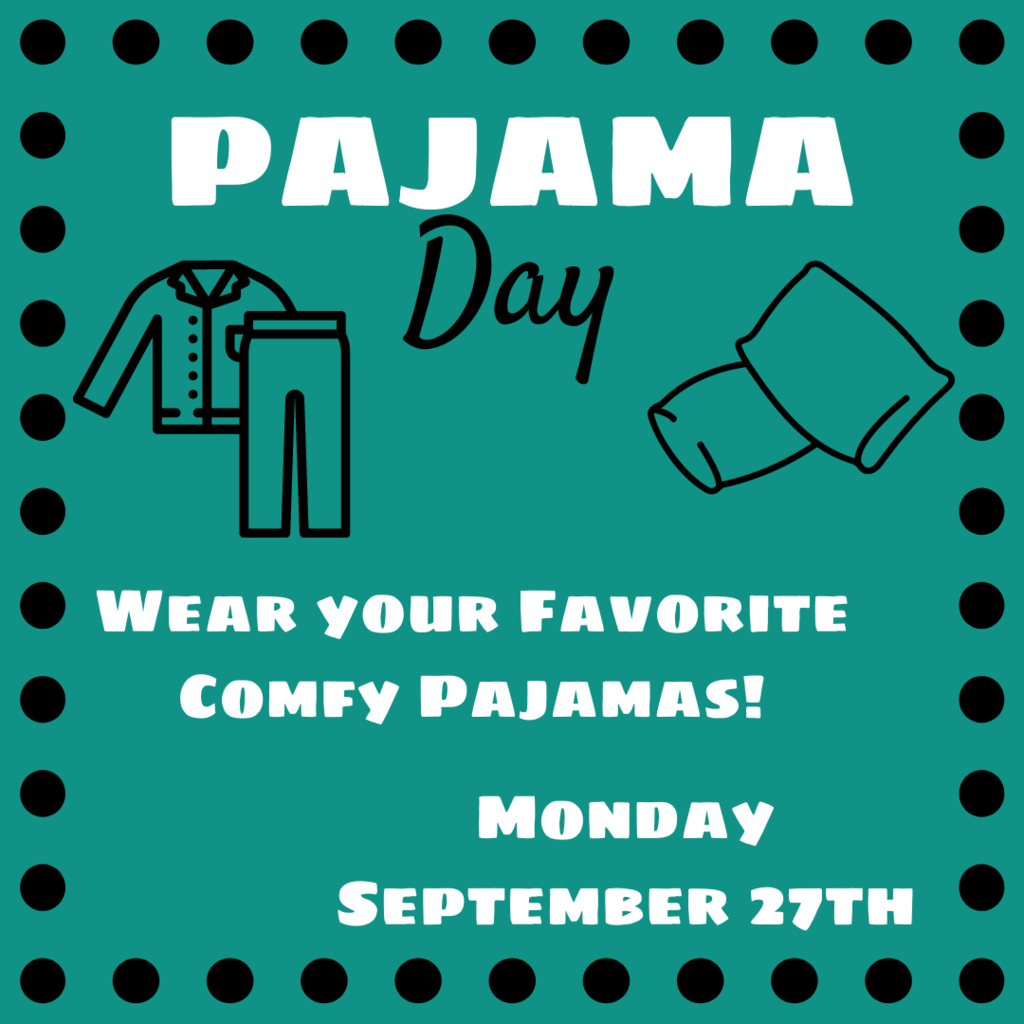 PJ Day Spirit Week Monday 9/27