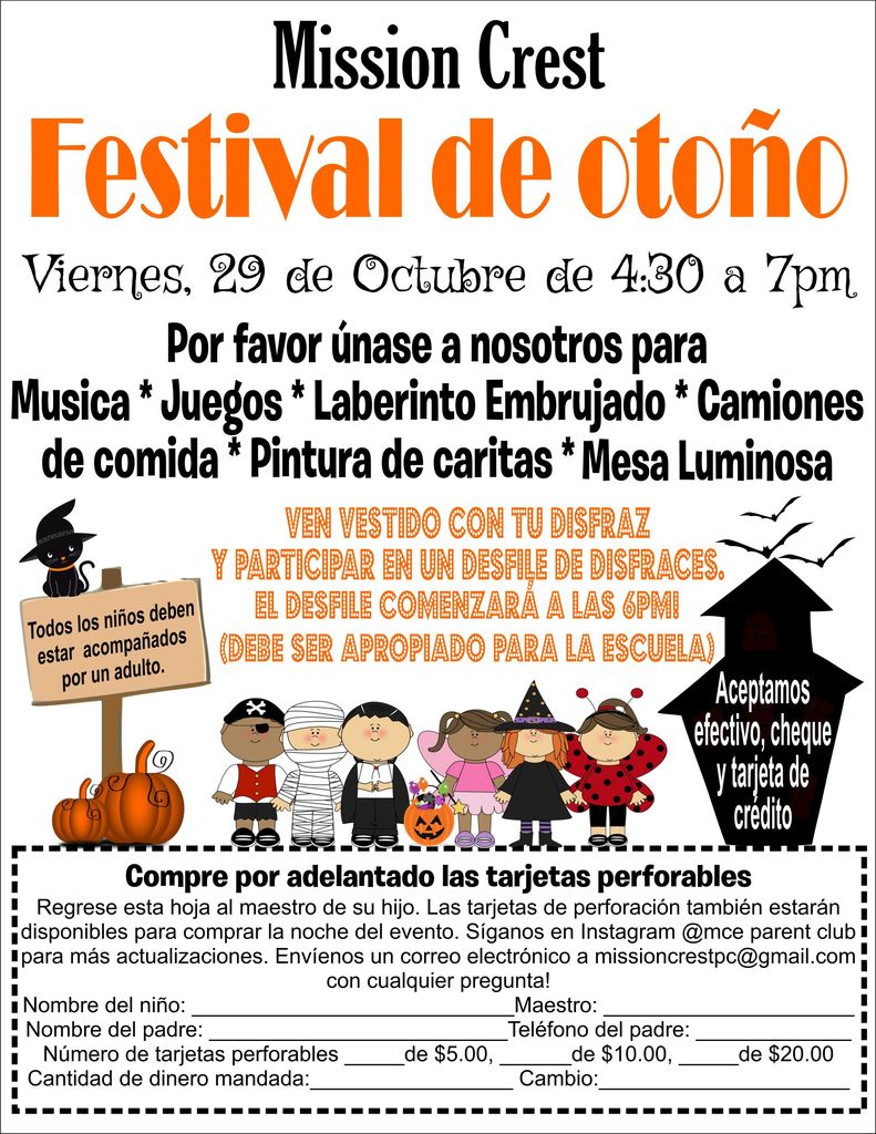 Spanish MC Fall Festival