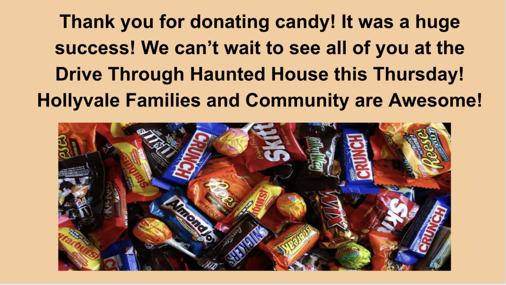 Candy donations