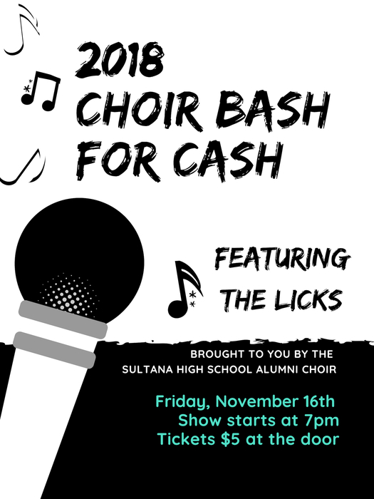Choir bash for cash 