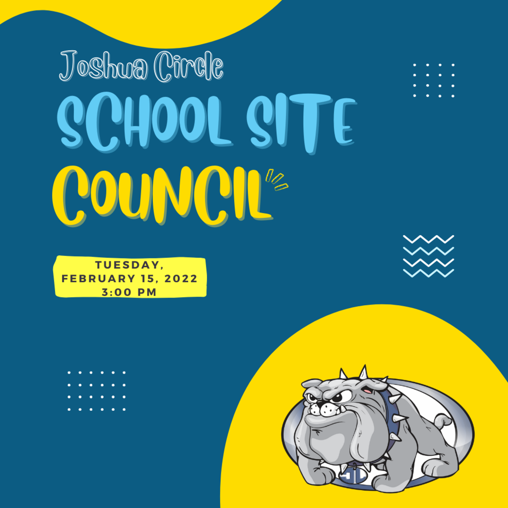 School Site Council Meeting Tuesday 2/15 @ 3:00 