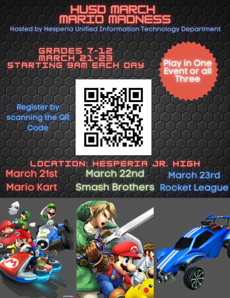 March Mario Madness Flyer