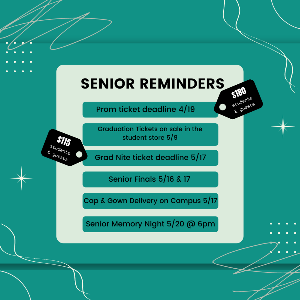 Senior Event Reminders