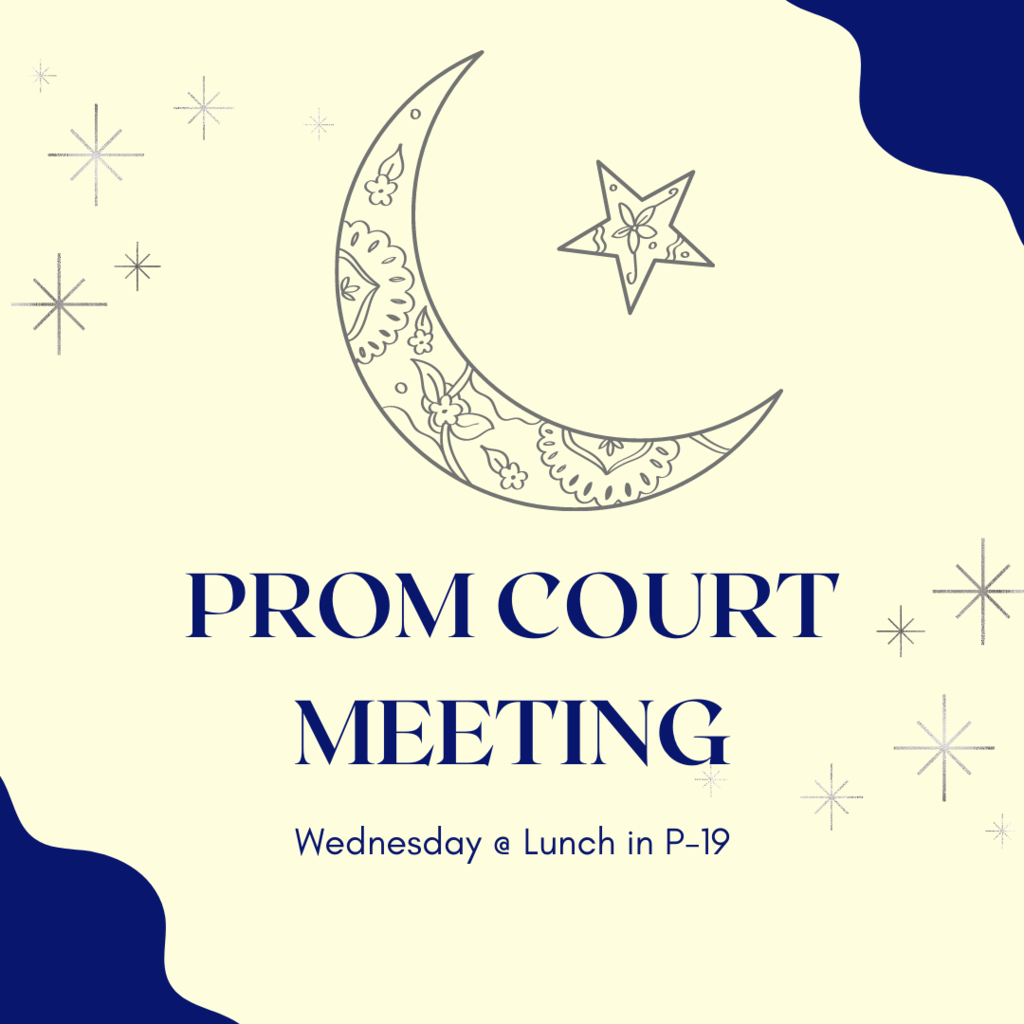 Prom Court Meeting 4/20