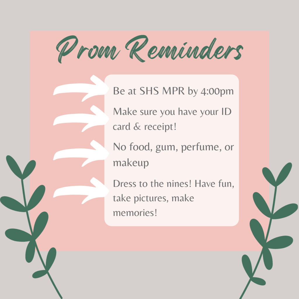 Prom Reminders