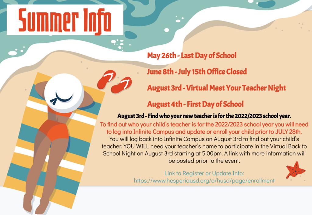 Summer Info
