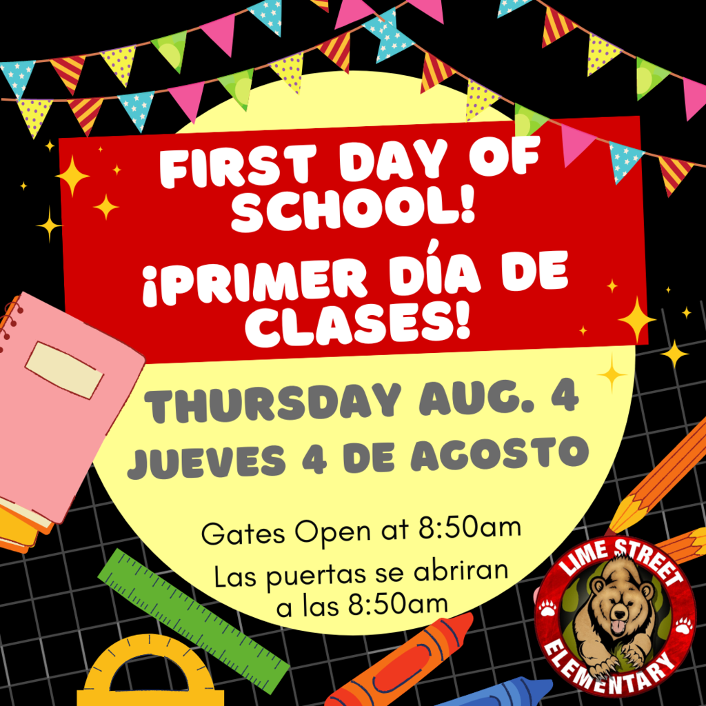 First Day of School/Primer dia de clases