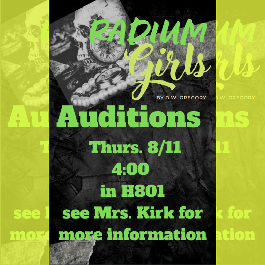 Radium Girls Auditions 2022