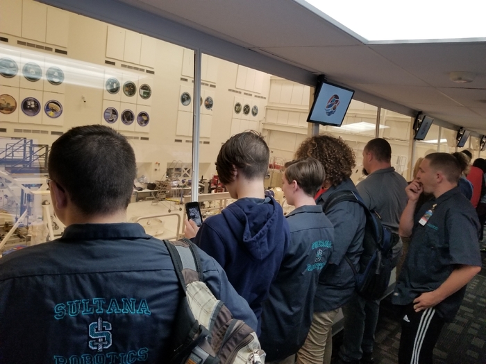 Our students were able to see the Mars Rover 2020 being built in JPLs largest clean room.