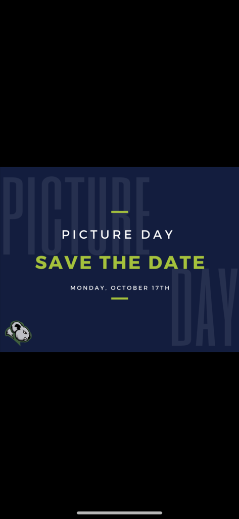 Save the Date! Picture Day will be Monday, October 17th. Picture Day packets will be sent home prior to October Break. 