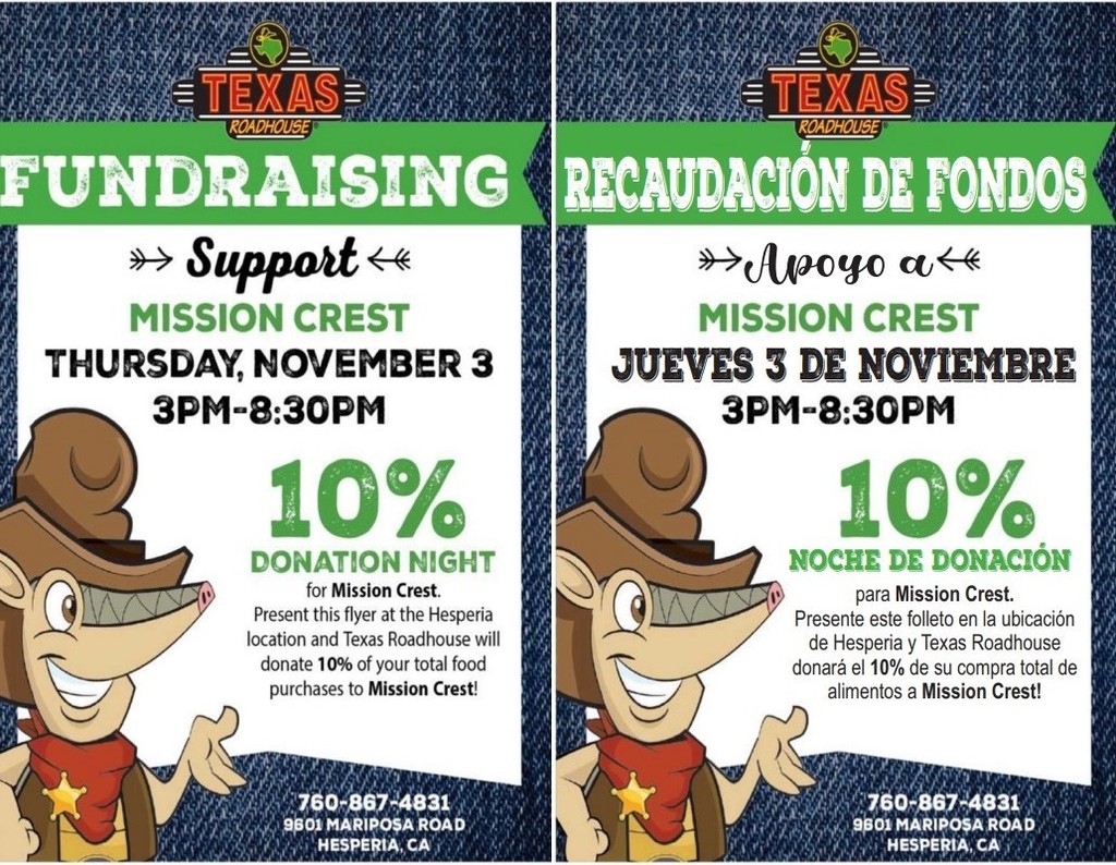 Texas Roadhouse Dine to Donate 