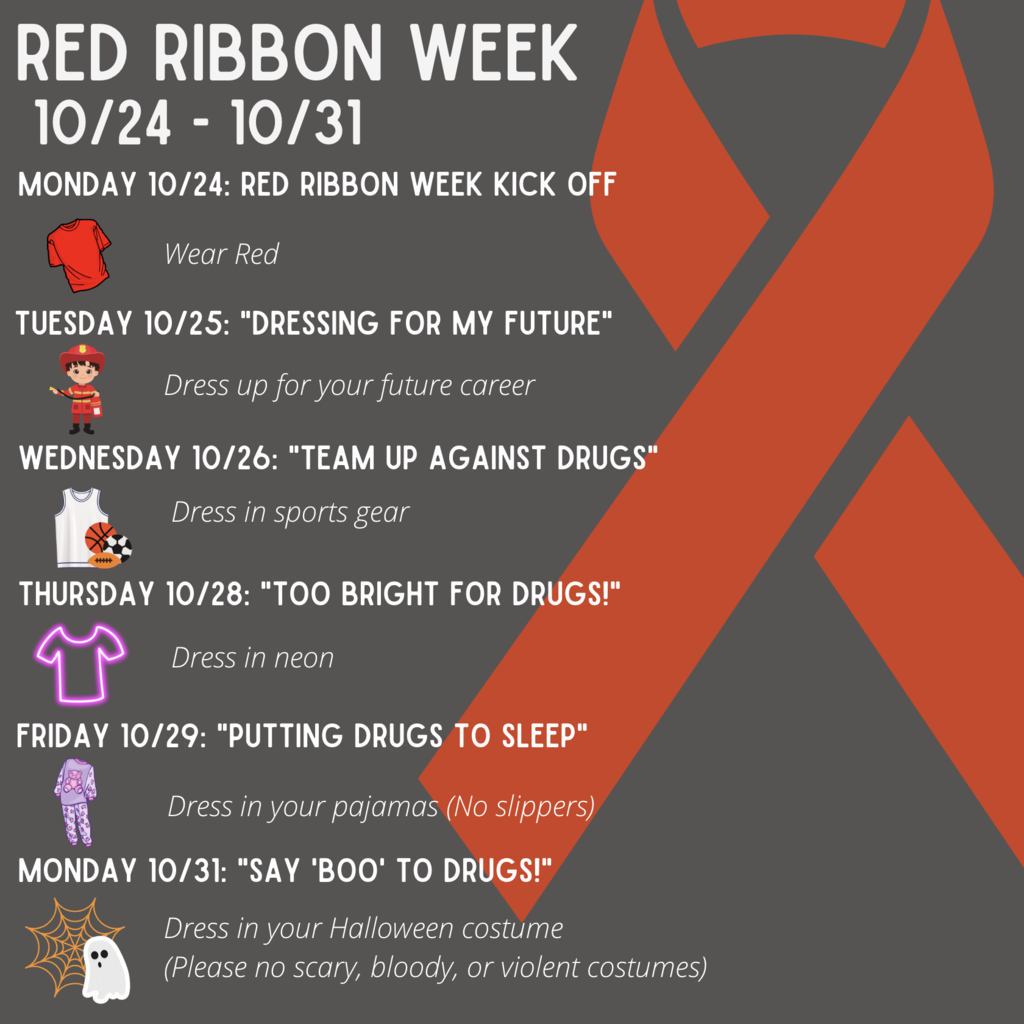 Red Ribbon Week Spirit Wear 