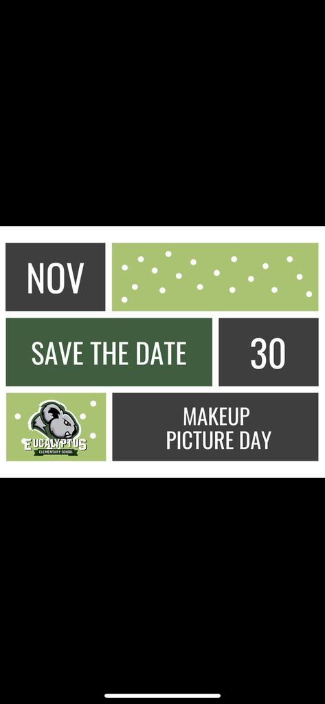 Save the Date! Makeup Picture Day is November 30th
