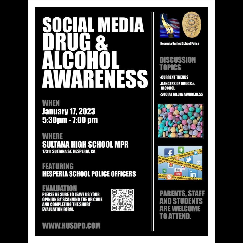 social media awareness 1/17/23