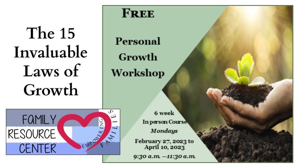 Personal Growth Workshop Flyer