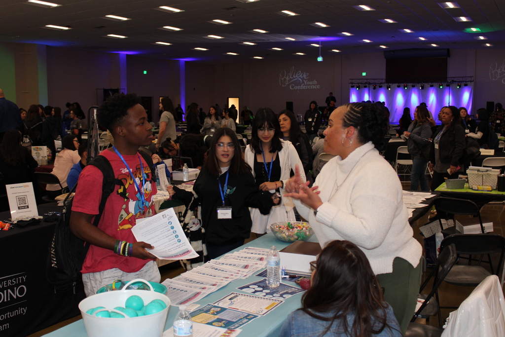 Students and vendors at the Believe Conference