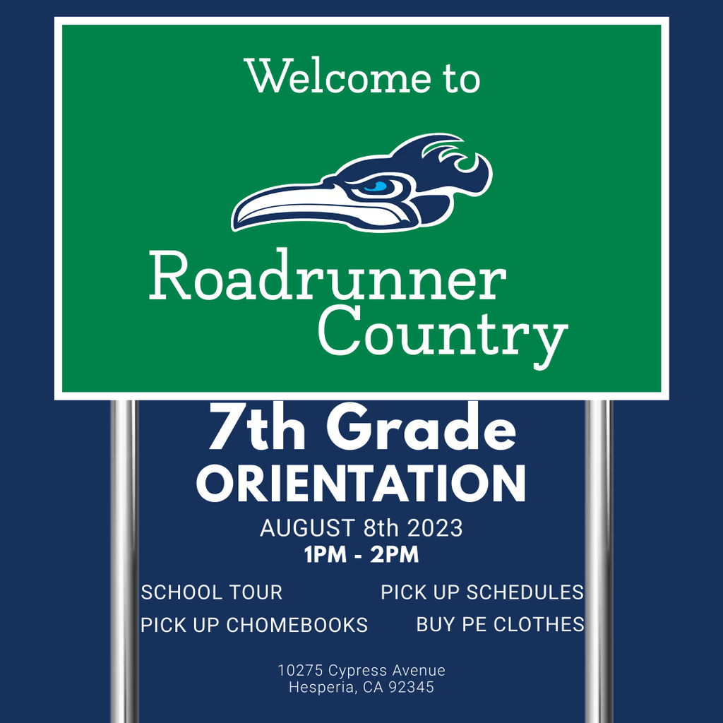 7th Grade Orientation